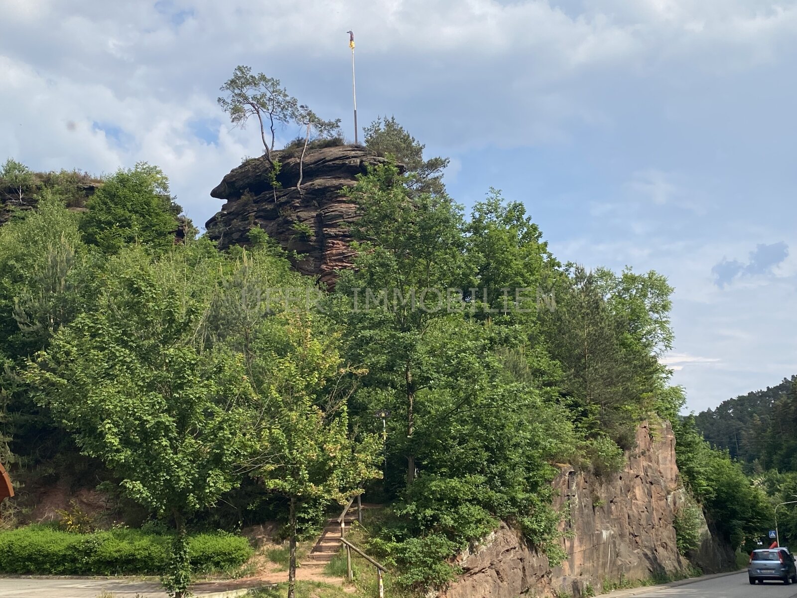 Felsenalnd mit Rad- und Wanderwegen Felsenalnd mit Rad- und Wanderwegen