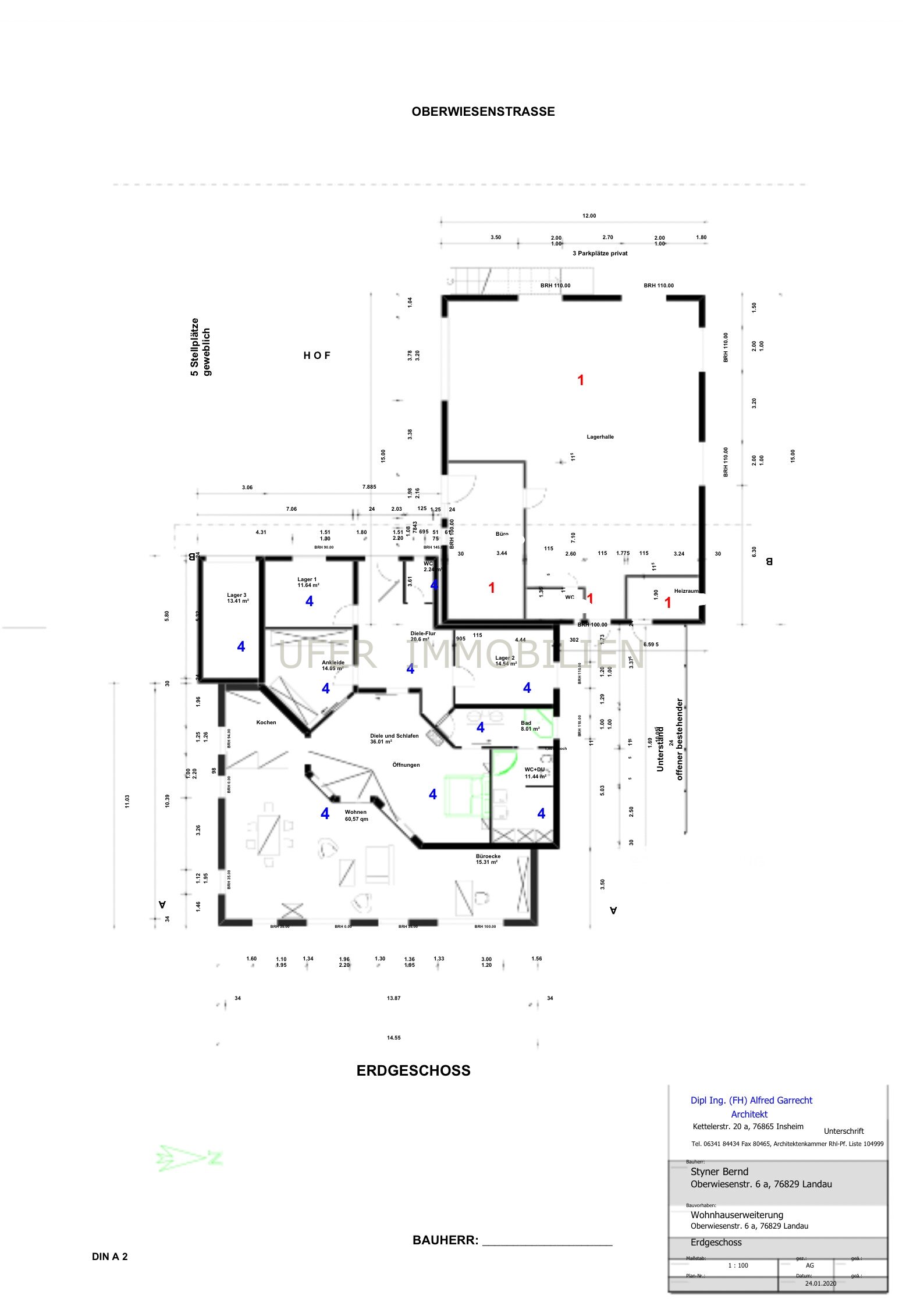 Grundriss (siehe Position 1) Grundriss (siehe Position 1)