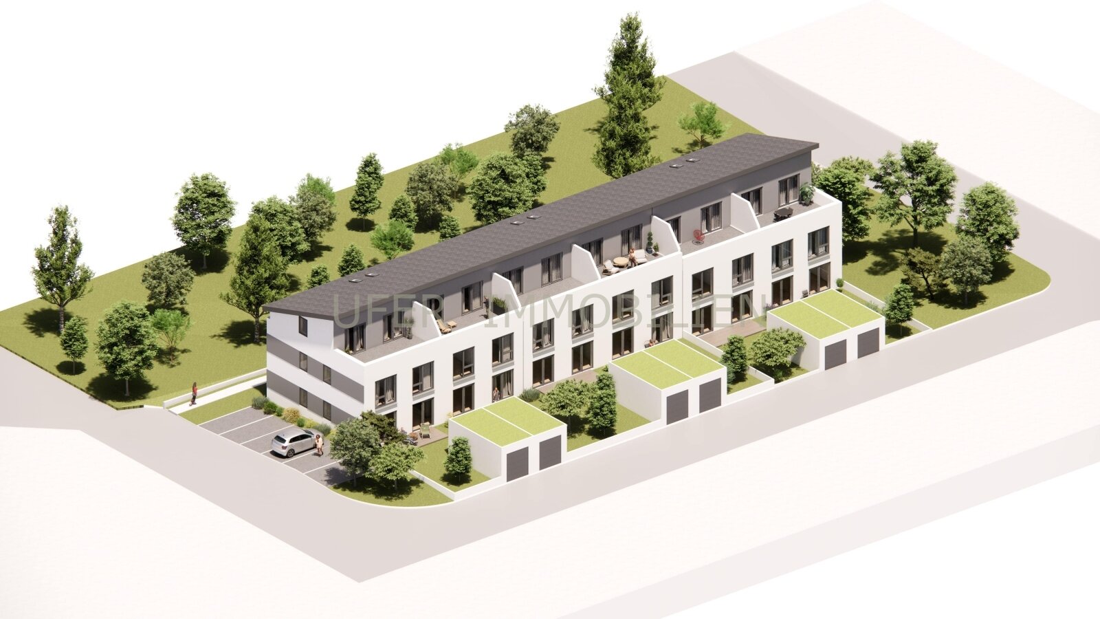 Visualisierung Reihenhäuser Visualisierung Reihenhäuser