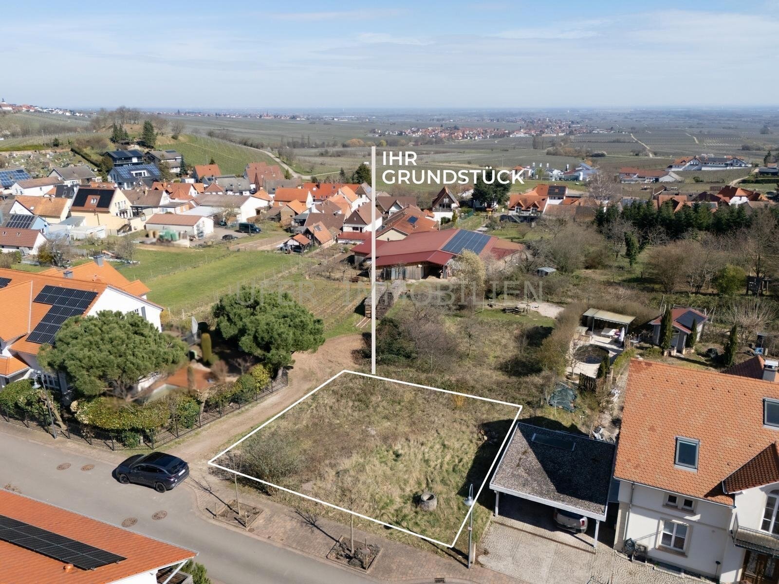 Weitsicht Rheinebene