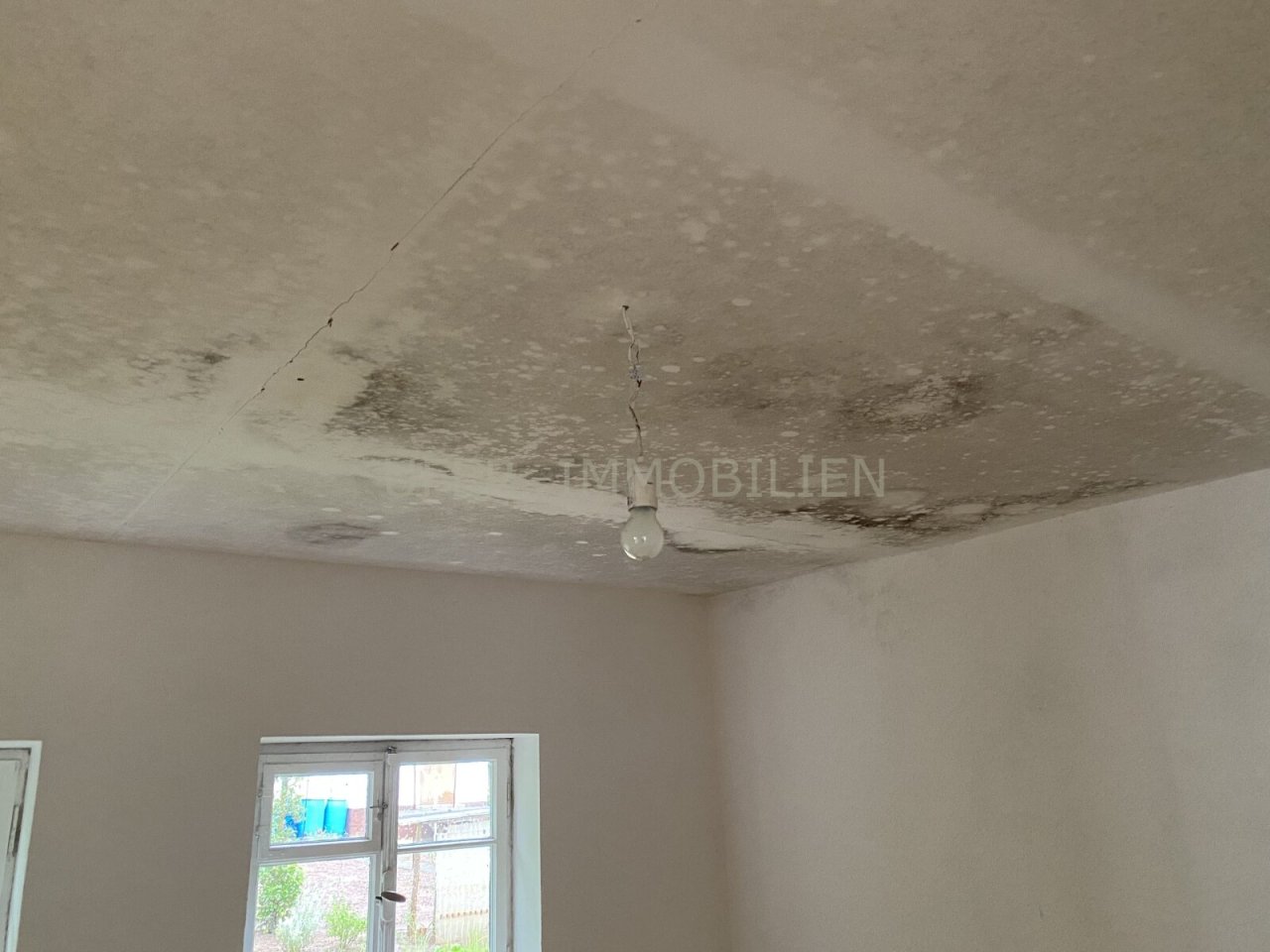 Feuchtigkeitsspuren an der Decke